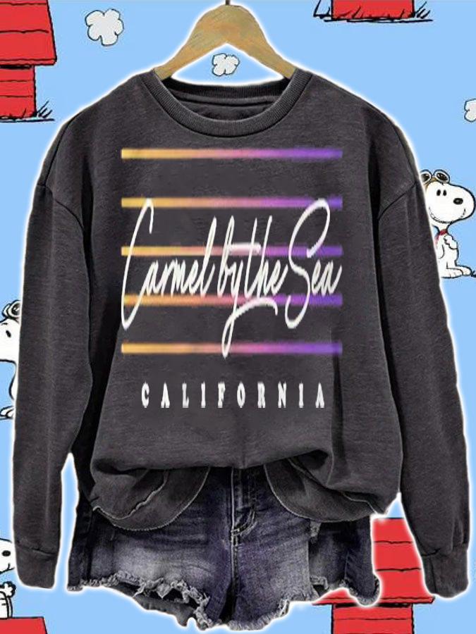 Carmel By The Sea Retro Style T-shirt sweatshirt