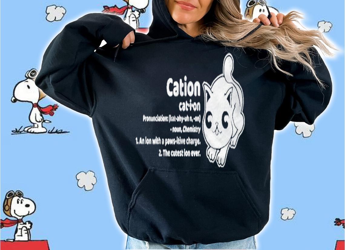 Cation Definition Cute Pet Lover Shirt hoodie