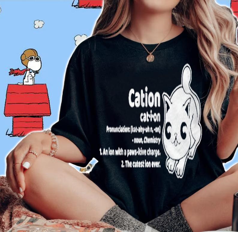 Cation Definition Cute Pet Lover Shirt woman shirt