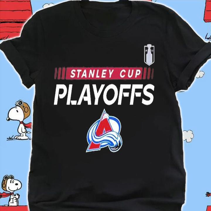 Colorado Avalanche Authentic Pro 2022 Stanley Cup Playoffs Pullover T-Shirt shirt