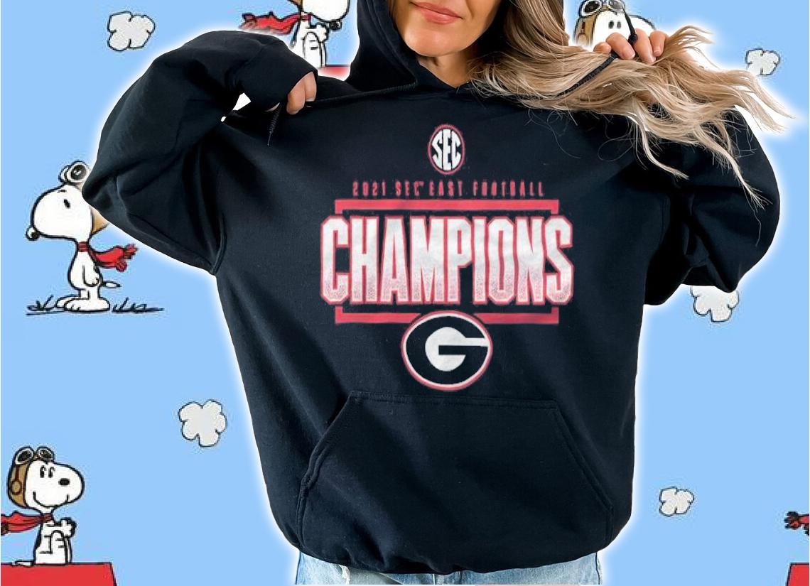 Georgia Bulldogs 2021 SEC East Football Division Champions T-Shirt