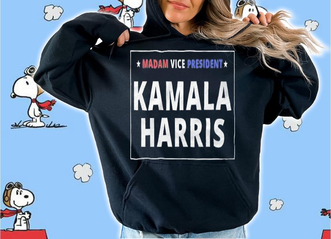 Official kamala Harris Madam Vice President T-Shirt hoodie