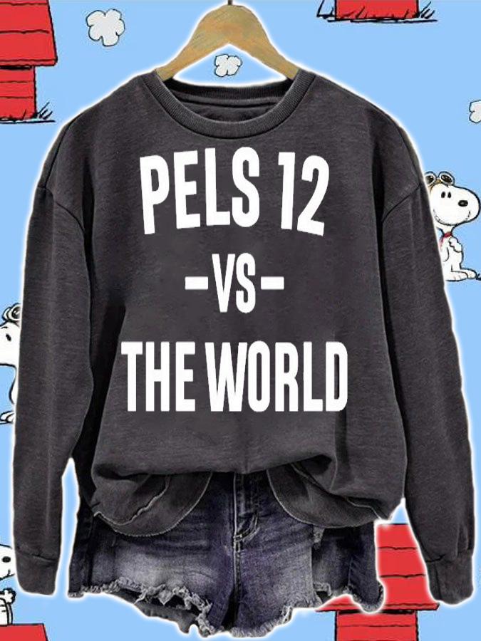 Pels Talk Pels 12 Vs The World T-Shirt