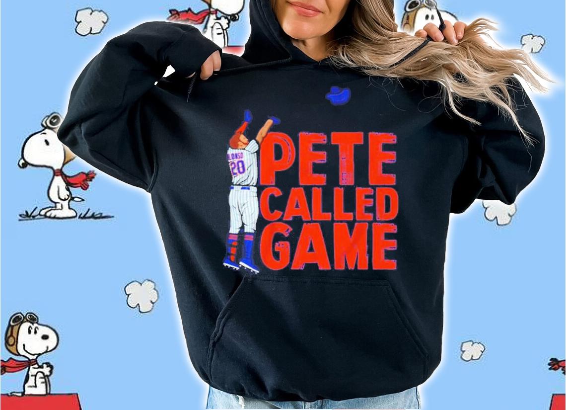 Pete Alonso New York Mets Pete Called Game Shirt