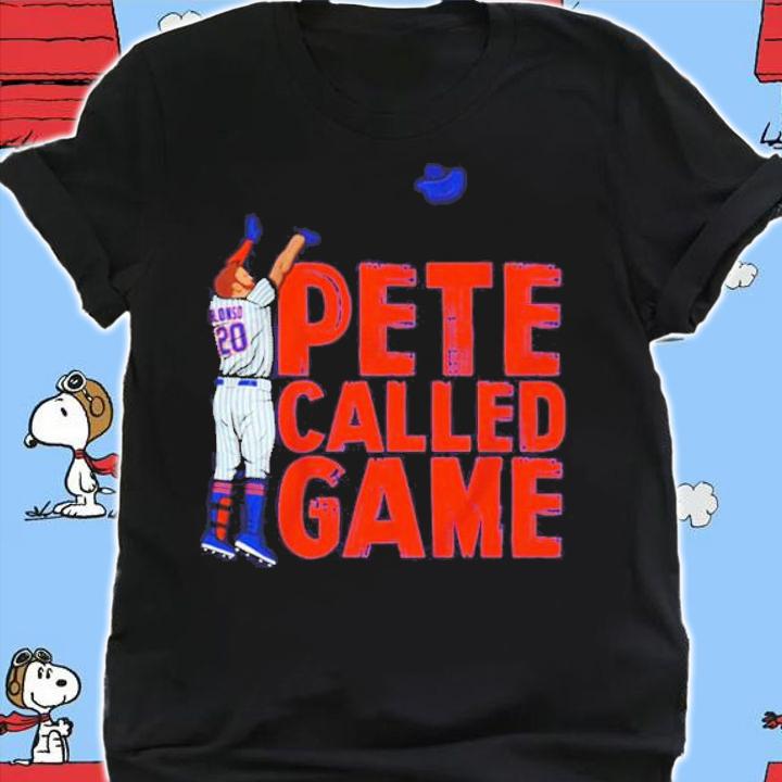 Pete Alonso New York Mets Pete Called Game Shirt