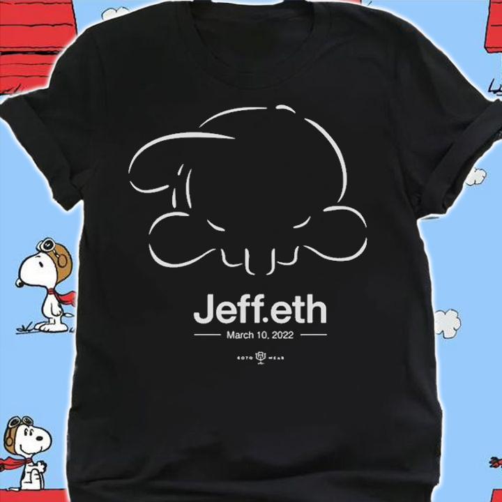 Rotowear Merch Jeff.Eth March 10 2022 T-Shirt