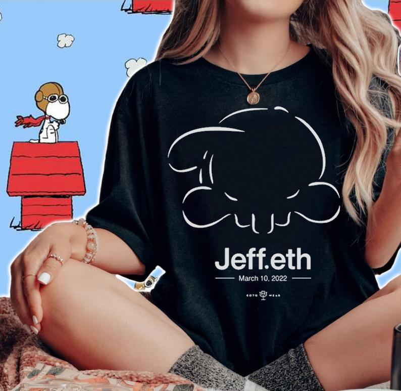 Rotowear Merch Jeff.Eth March 10 2022 T-Shirt