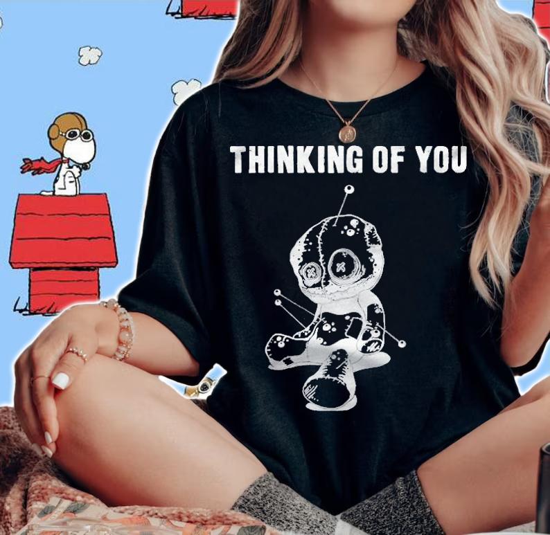 Funny Voodoo Doll  Thinking Of You. Voodoo Doll Shi Shirt woman shirt