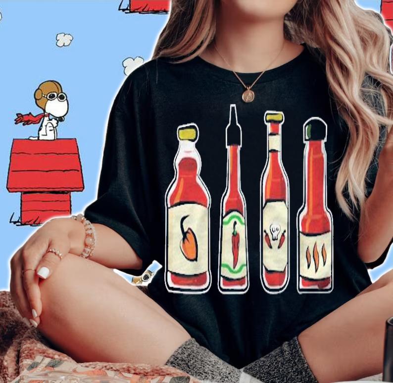 Hot Habanero Sauce Foodie Mexican Hot Spicy Food Lover Shirt