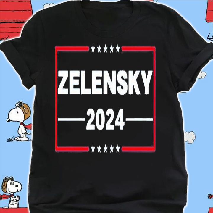 Ukraine President Zelensky 2024 T-Shirt shirt