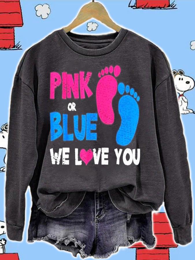Vintage Gender Reveal T-Shirt sweatshirt