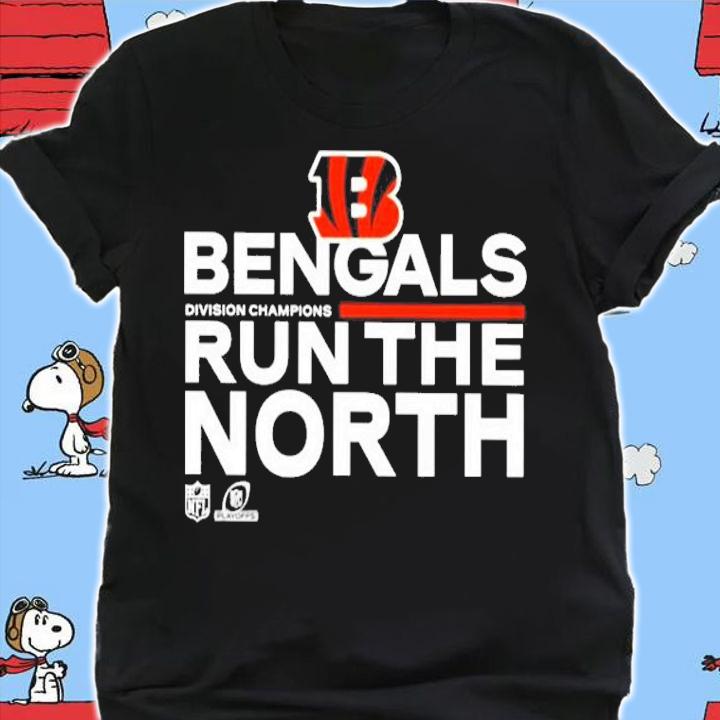 Cincinnati Bengals Run The North Shirt 2021 AFC North Division Champions Shirt shirt
