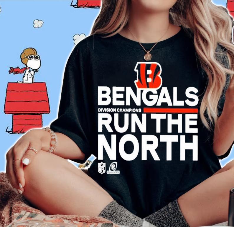 Cincinnati Bengals Run The North Shirt 2021 AFC North Division Champions Shirt woman shirt
