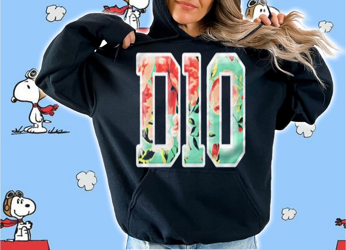 D10 Knight RPG Dice Floral D10 Game Shirt hoodie