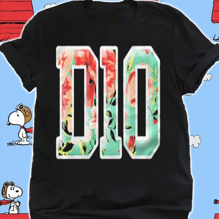 D10 Knight RPG Dice Floral D10 Game Shirt shirt
