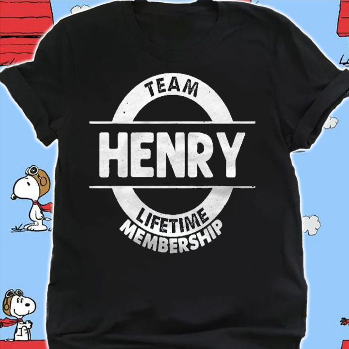 Henry Gift Funny Surname Family Tree Reunion Idea Shirt