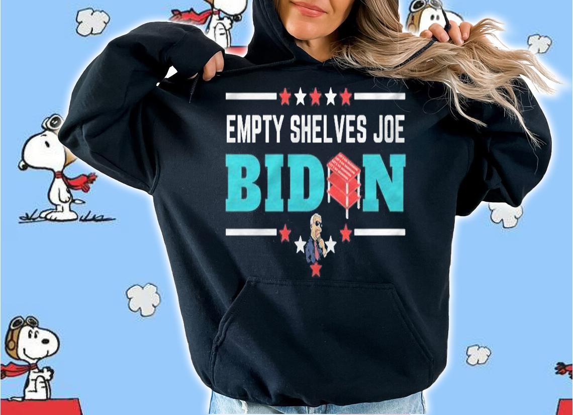 New Design empty Shelves Joe Biden Let's Go Brandon Eat Cream T-Shirt hoodie