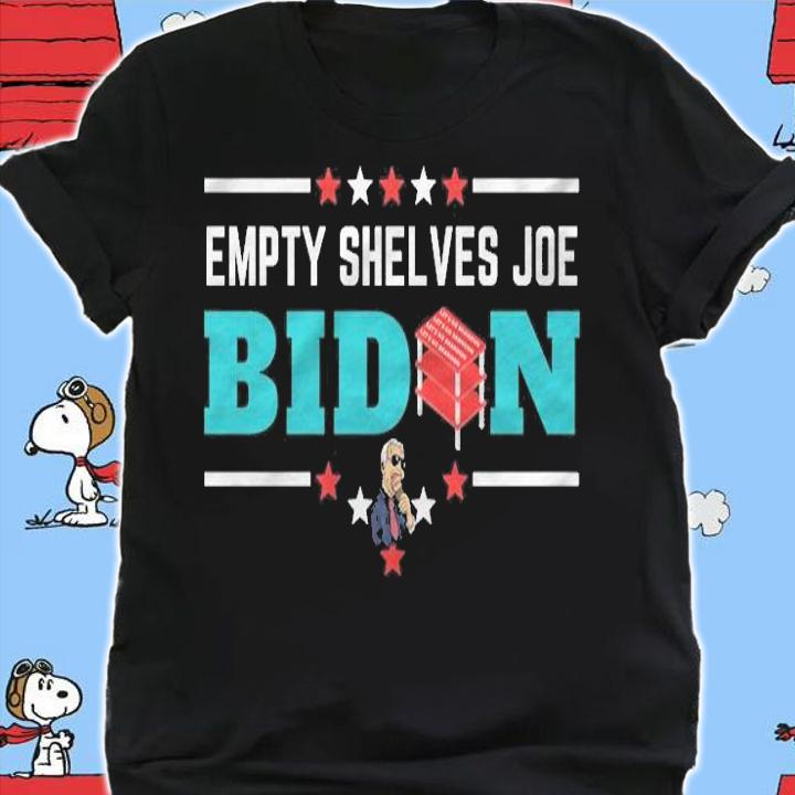 New Design empty Shelves Joe Biden Let's Go Brandon Eat Cream T-Shirt shirt