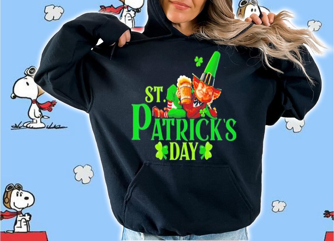 Shamrock Happy St Patrick's Day Shirt hoodie