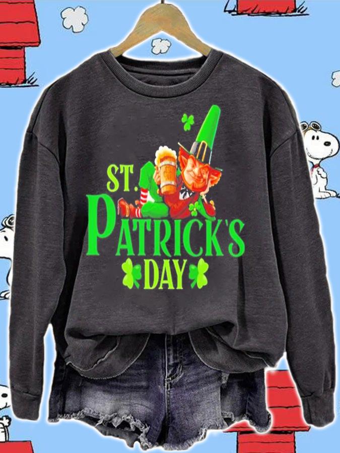Shamrock Happy St Patrick's Day Shirt sweatshirt