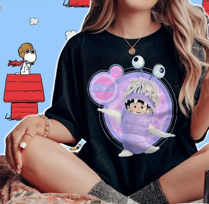 Disney Boo Monsters Inc T-shirt woman shirt
