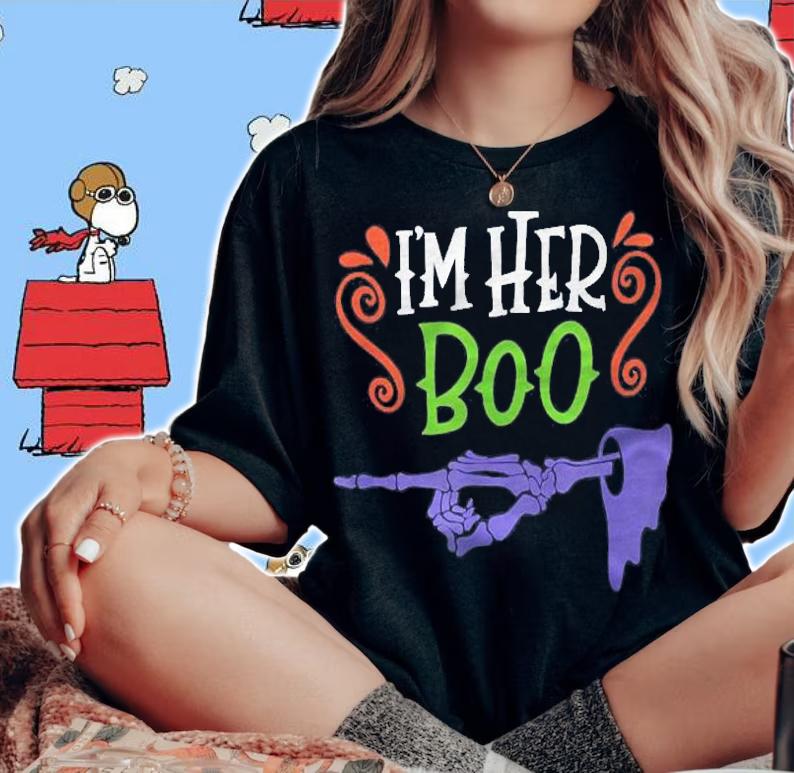 Halloween  Im His Witch Im Her Boo Shirt woman shirt