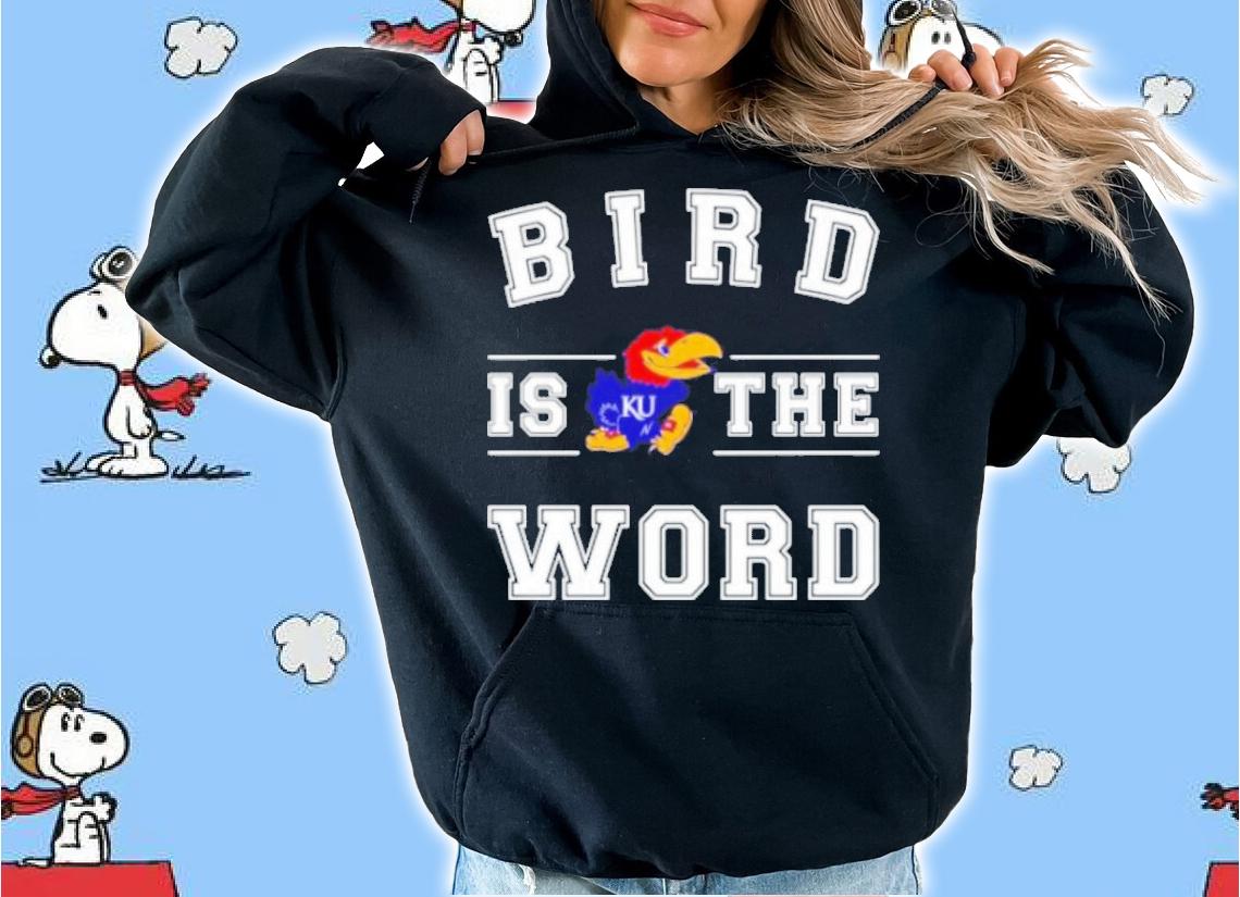 Kansas Jayhawks Bird Is The Word Shirt