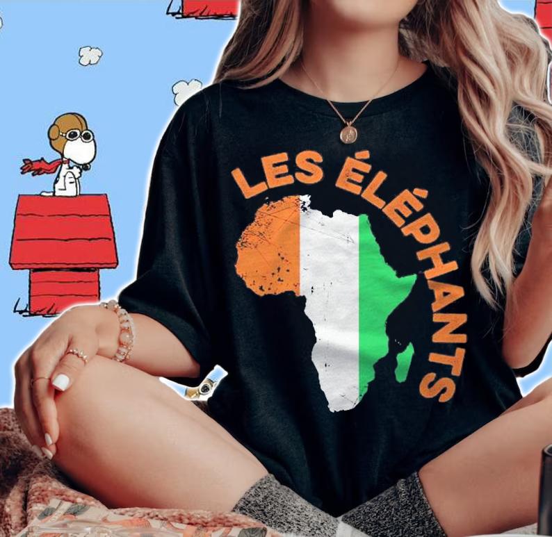 Les Elephants Cote Divoire Soccer Premium Shirt