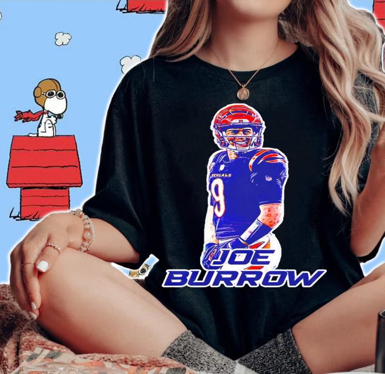 Cincinnati Bengals Joe Burrow Abstract Shirt woman shirt