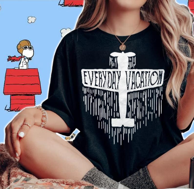 Everyday Vacation Aircraft Motivation Gift Shirt