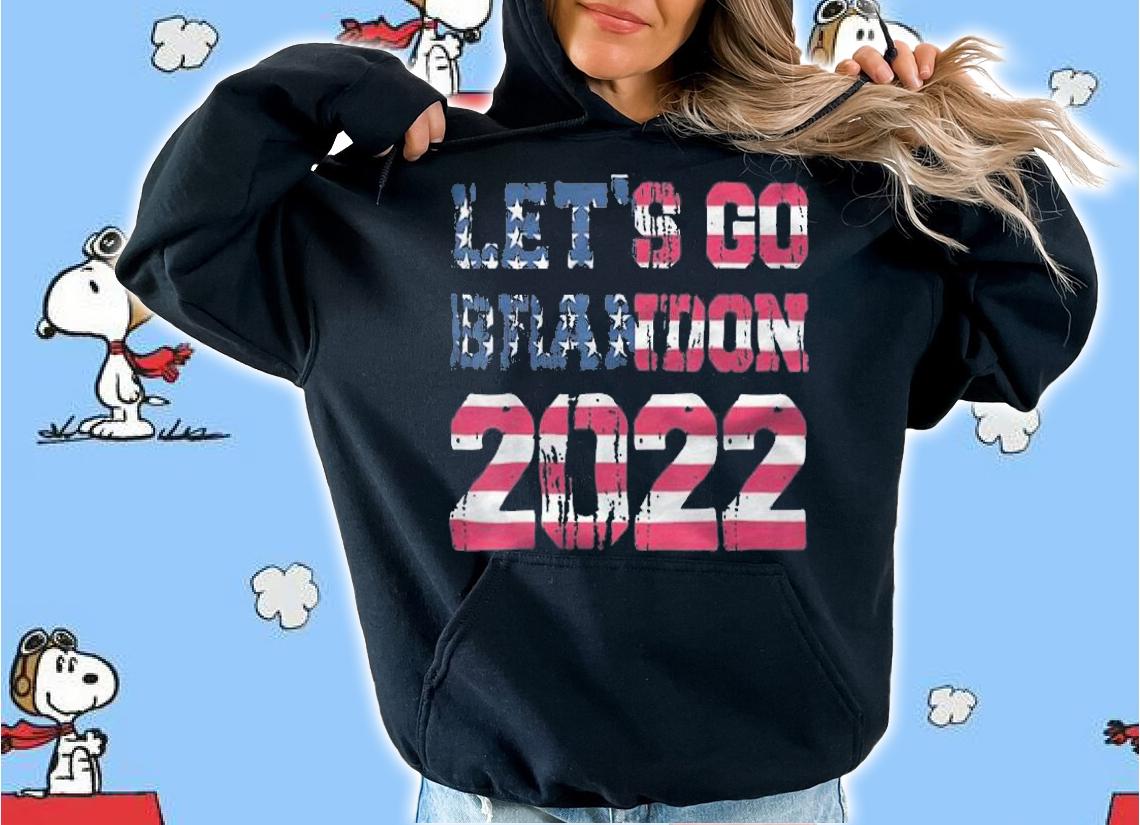 F Joe Biden let's Go Brandon Fake News Biden Chant American Flag T-Shirt hoodie