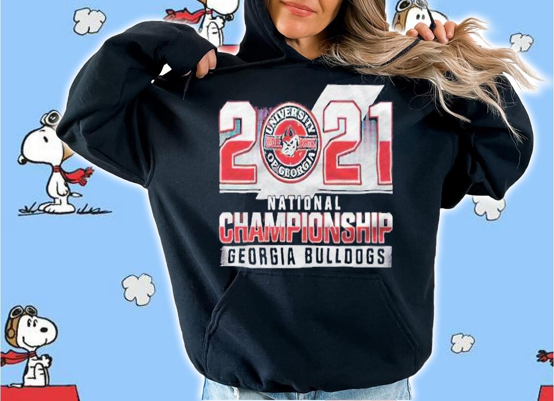 Georgia Bulldogs 2021 National Championships T-shirt hoodie