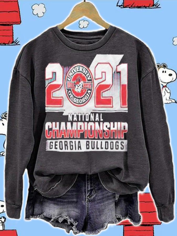 Georgia Bulldogs 2021 National Championships T-shirt sweatshirt