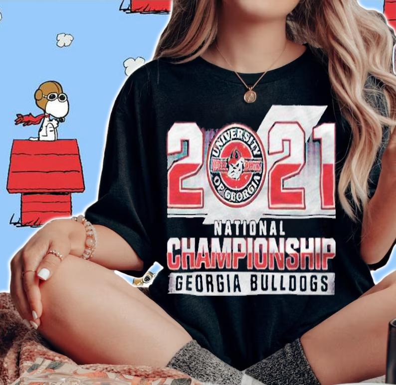 Georgia Bulldogs 2021 National Championships T-shirt woman shirt