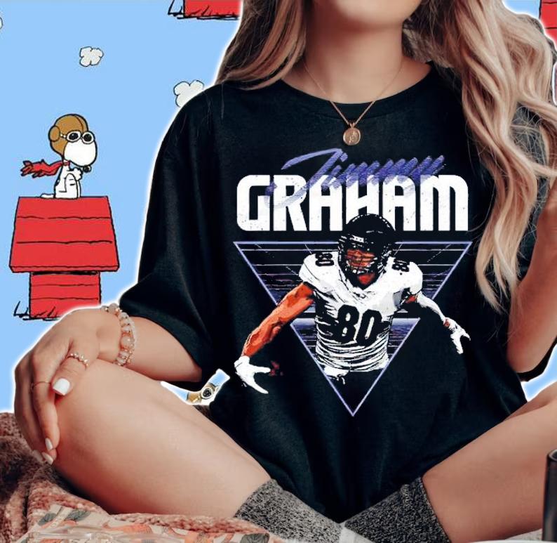 Jimmy Graham Retro Chicago Football Shirt woman shirt