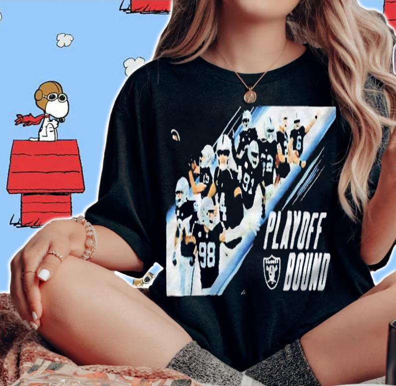 Las Vegas Raiders Nation 2022 Playoff Bound T-shirt