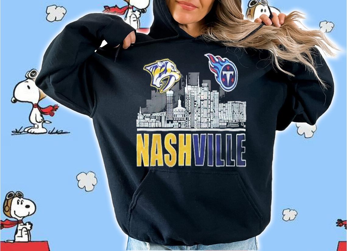 Nashville Predators and Tennessee Titans shirt hoodie