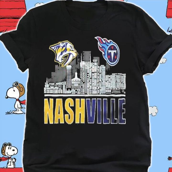 Nashville Predators and Tennessee Titans shirt shirt