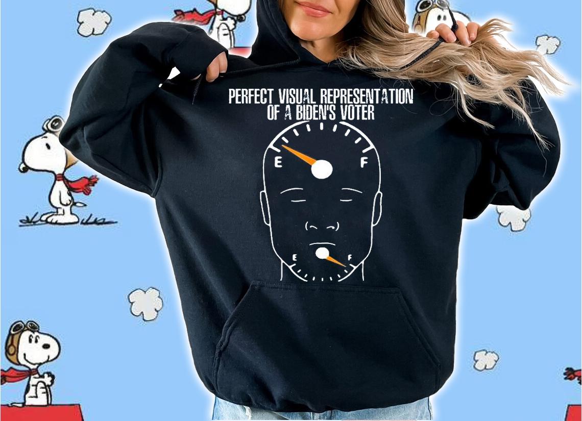 Perfect Visual Representtation Of A Bidens Voter T-Shirt