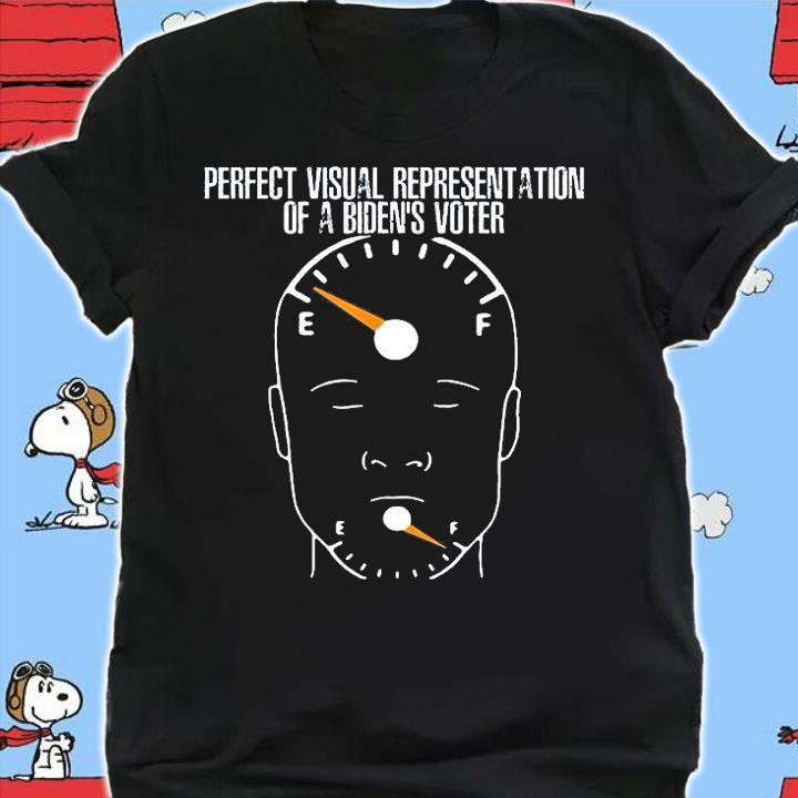 Perfect Visual Representtation Of A Bidens Voter T-Shirt