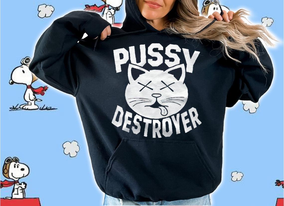 Pussy destroyer cat T-shirt