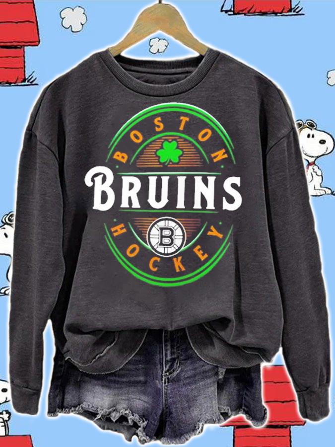 St. Patrick's Day Boston Bruins Hockey Forever Lucky Shirt sweatshirt