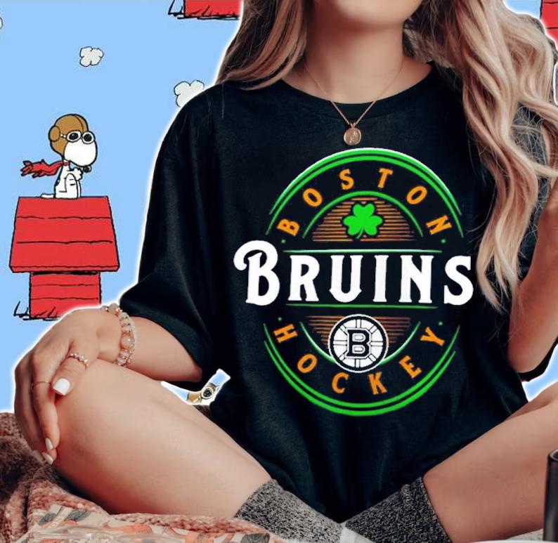 St. Patrick's Day Boston Bruins Hockey Forever Lucky Shirt woman shirt