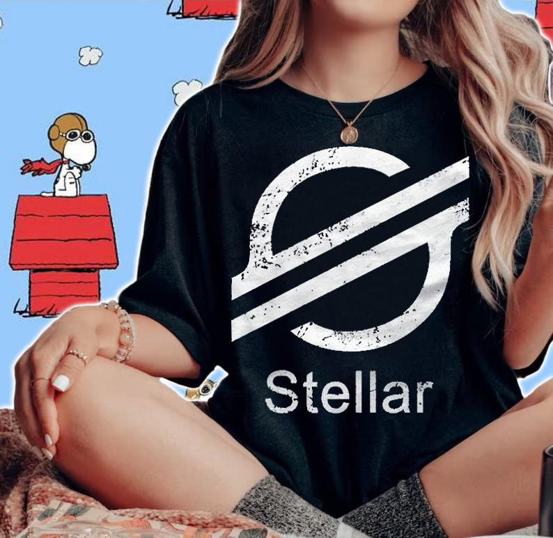 Stellar Lumens Crypto Xlm Token Decentralized Blockchain Shirt