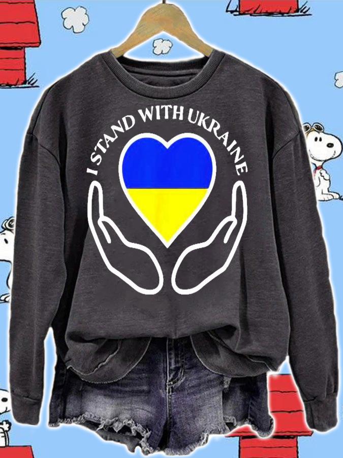 Ukrainian Flag Support Ukraine Freedom I Stand With Ukraine T-Sirt t-shirt sweatshirt