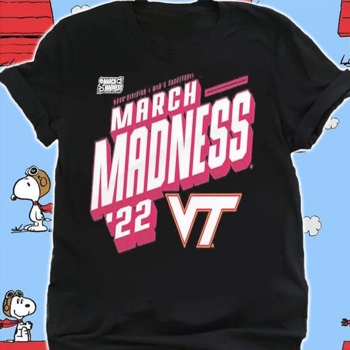 Virginia Tech Hokies 2022 NCAA Division I Men's Basketball March Madness T-Shirt shirt