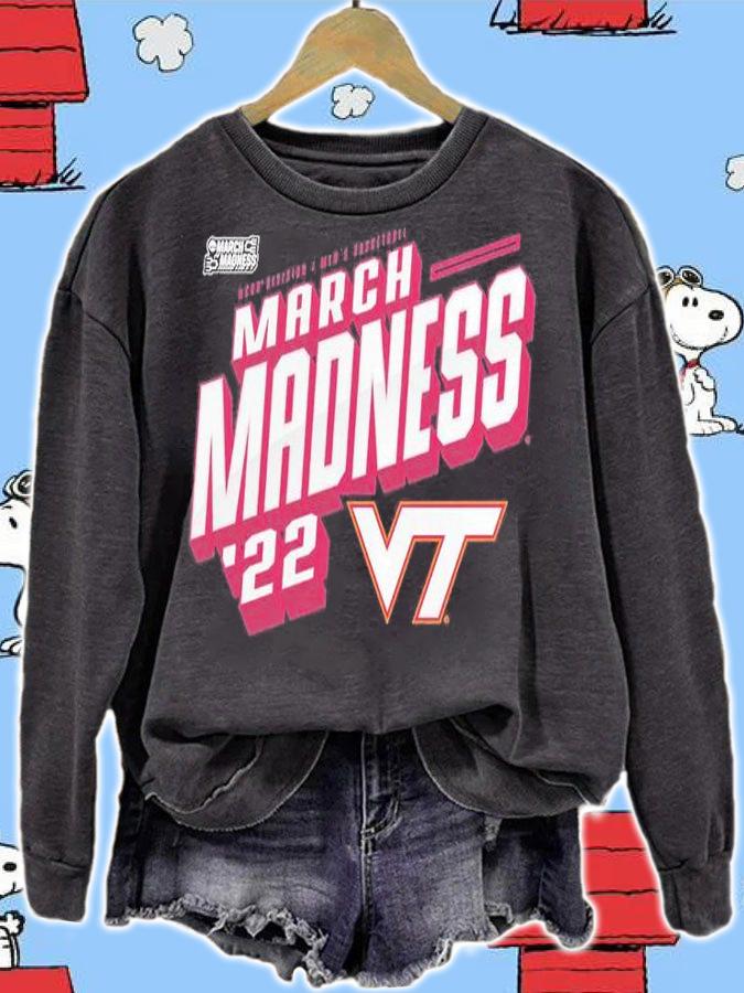 Virginia Tech Hokies 2022 NCAA Division I Men's Basketball March Madness T-Shirt sweatshirt