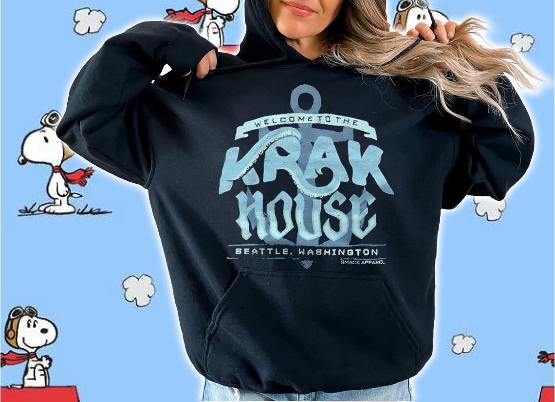 Welcome to the Krak House Seattle Hockey Washington T-shirt hoodie