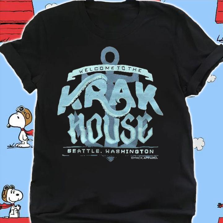 Welcome to the Krak House Seattle Hockey Washington T-shirt shirt