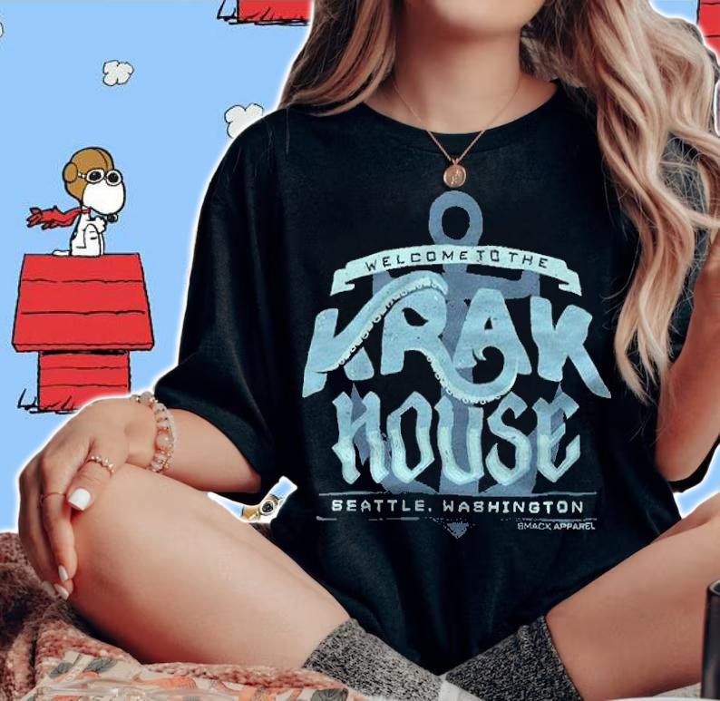 Welcome to the Krak House Seattle Hockey Washington T-shirt woman shirt